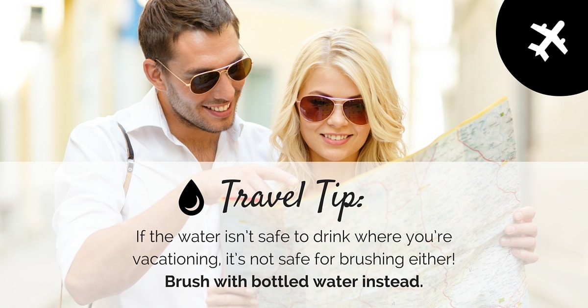 Maintain healthy teeth while traveling with these simple tips. 